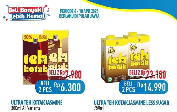 Promo Hypermart Beli 1 Gratis 1 dan Beli 2 Gratis 1, Berlaku sampai 10 April 2025