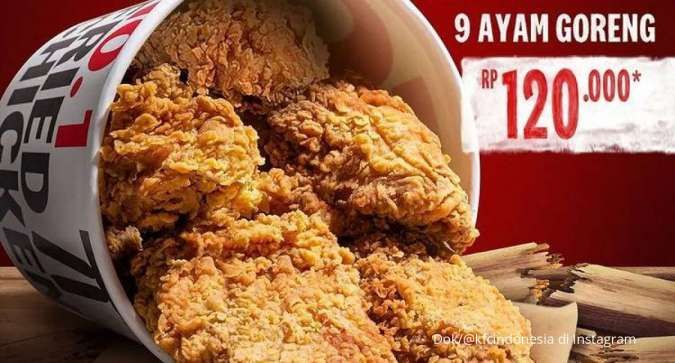 Promo KFC The Best Thursday Isi 9 Ayam