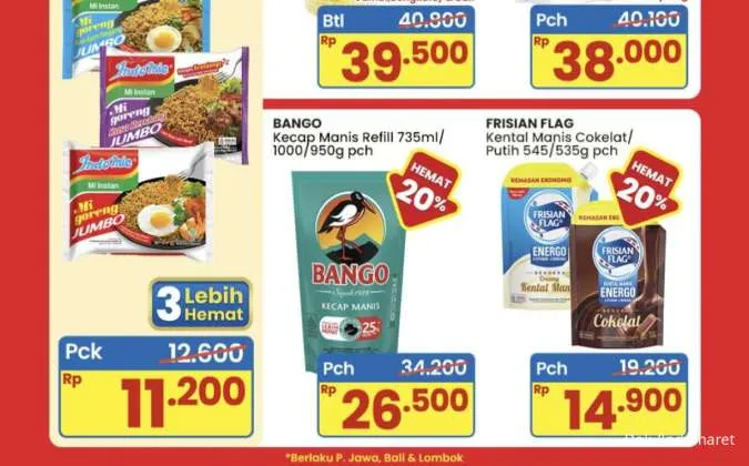 Promo JSM Indomaret Periode 19-21 September 2025, Kecap Bango-Rinso Diskon 20%