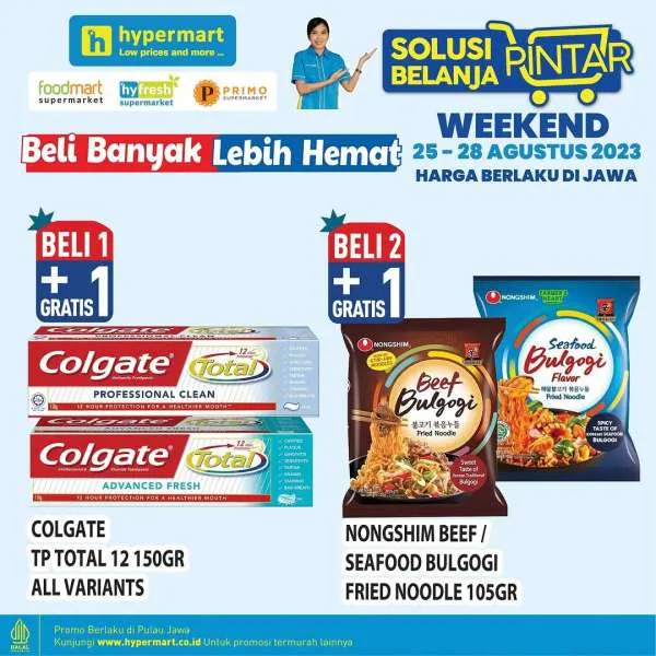 Promo Hypermart Beli Banyak Lebih Hemat Periode 25-28 Agustus 2023