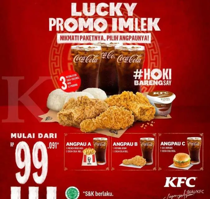 Lucky Promo Imlek KFC 1-2 Februari 2022