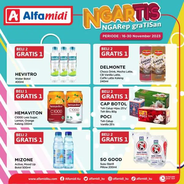 Promo Alfamidi Ngartis Periode 16-30 November 2023