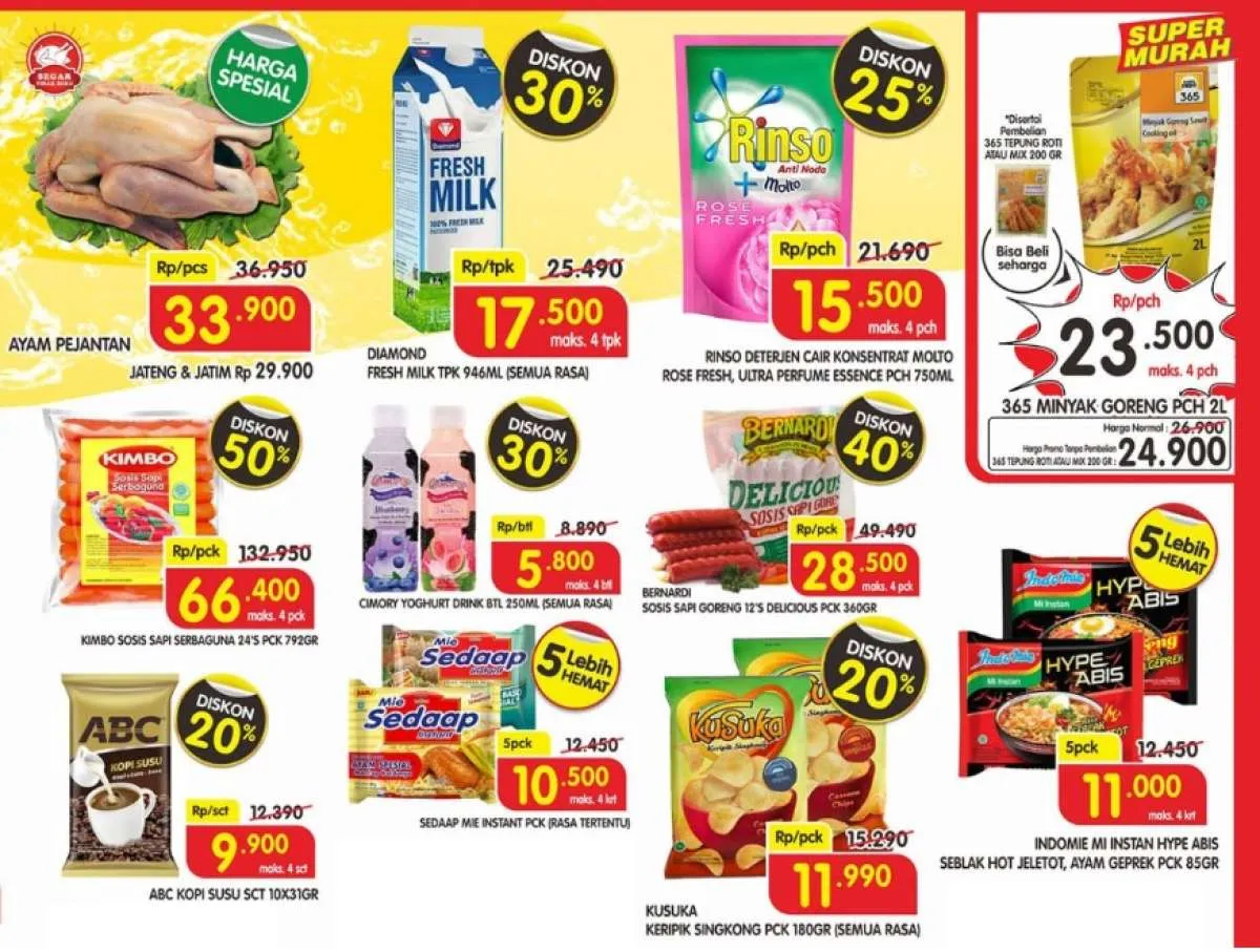 Promo weekday Superindo terbaru, berlaku 18-21 Januari 2021!