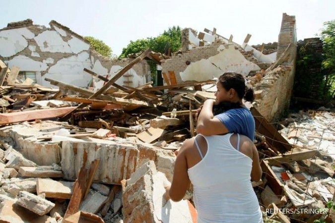 Korban jiwa gempa Meksiko capai 90 orang