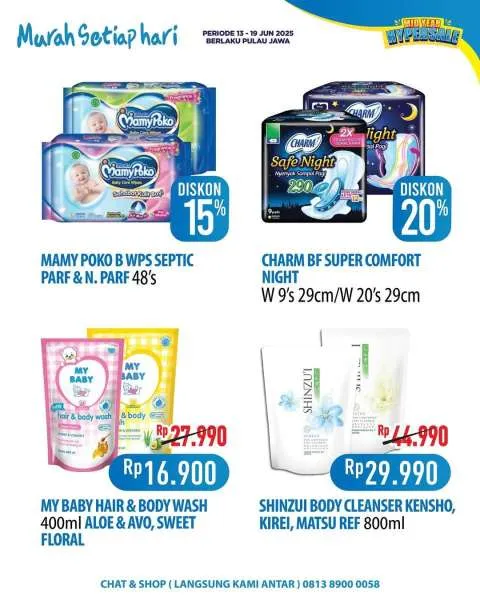 Promo JSM Hypermart Hyper Diskon Weekend Periode 13-16 Juni 2025