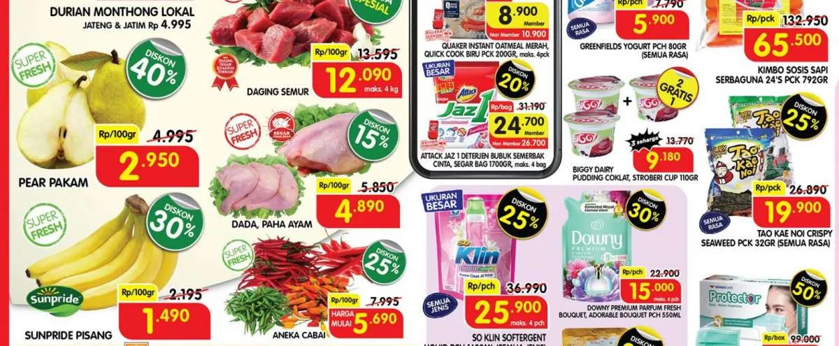 Promo JSM Superindo Periode 14-16 Januari 2022, Belanja Aneka Produk Diskon s/d 50%