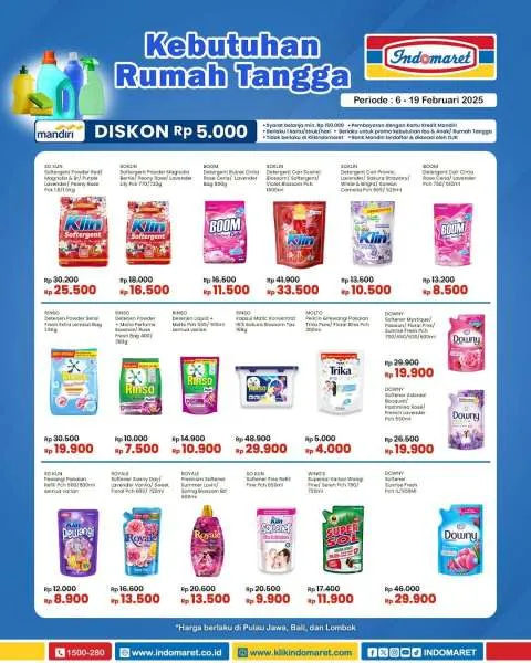 Promo Indomaret Super Hemat Periode 6-19 Februari 2025