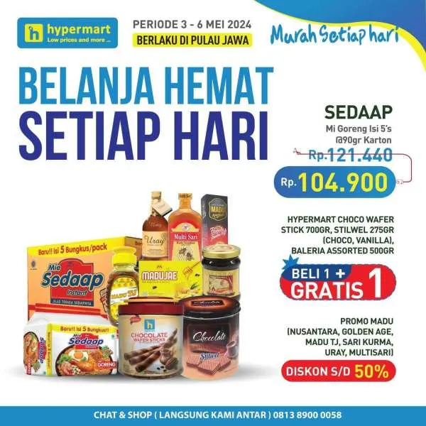 Promo JSM Hypermart Hyper Diskon Weekend Periode 3-6 Mei 2024