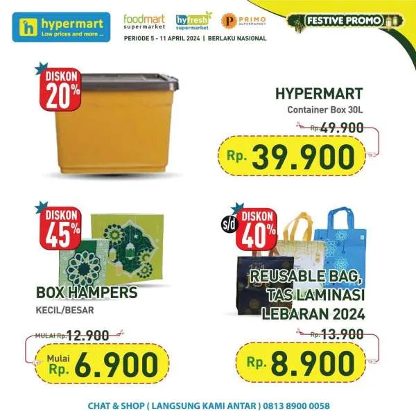 Promo JSM Hypermart Hyper Diskon Weekend Periode 5-11 April 2024