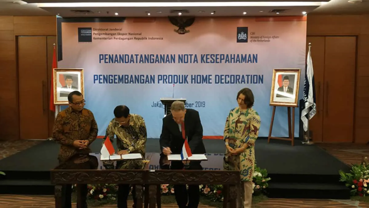 Kemendag dan CBI Belanda tandatangani MoU senilai EUR 2,5 juta