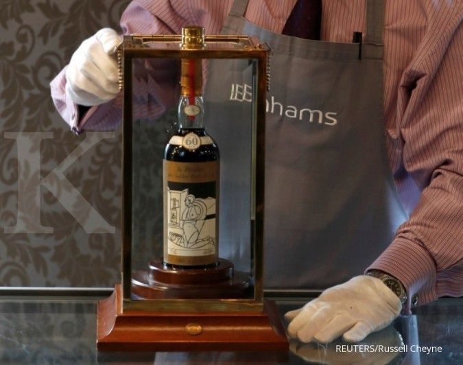 Dilelang, satu botol Wiski Macallan berusia 60 tahun terjual seharga US$ 1,1 juta