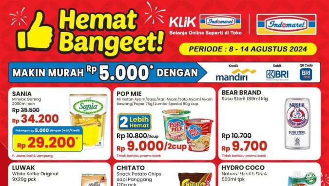 Promo Minyak Goreng di Indomaret Lebih Murah Rp 5.000, Cek Promo Alfamart-Superindo