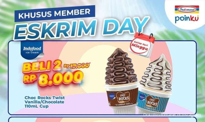 Promo Es Krim Weekend 8 Desember 2024, Beli 2 Rp 8.000 di Indomaret Hanya Hari Ini