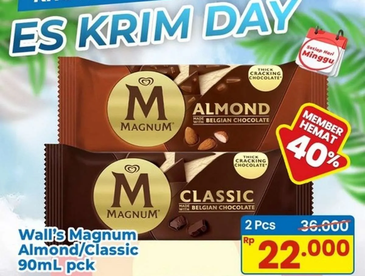 Promo Es Krim di Indomaret Weekend 8 Februari 2026, Magnum Hemat 40%