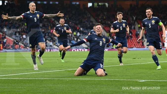 Sekitar 2.000 warga Skotlandia yang terinfeksi Covid-19 hadiri pertandingan Euro 2020