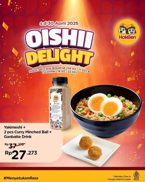 Promo Hokben Oishii Delight Yakimeshi