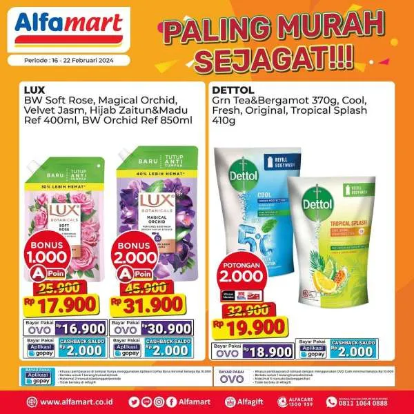 Promo Alfamart Paling Murah Sejagat Periode 16-22 Februari 2024