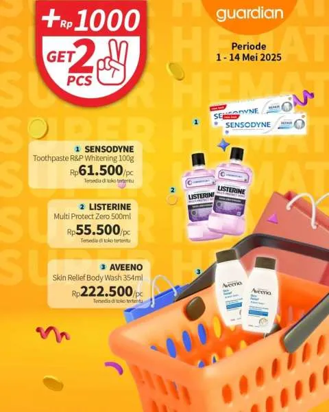 Promo Guardian Super Hemat Periode 1-14 Mei 2025