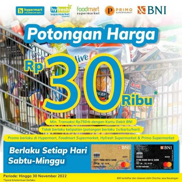 Promo Hypermart Spesial Penawaran Bank