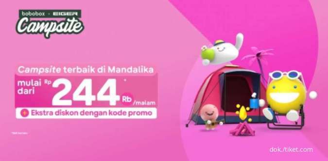 Promo Hotel Bobobox X Eiger Campsite Mandalika, Mulai Rp 244.000 di Tiket.com