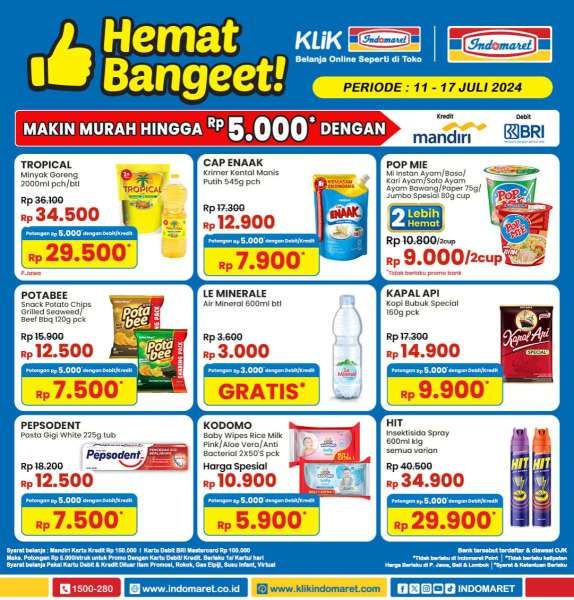 Promo Indomaret Weekend 12-14 Juli 2024 Spesial Hemat Banget 