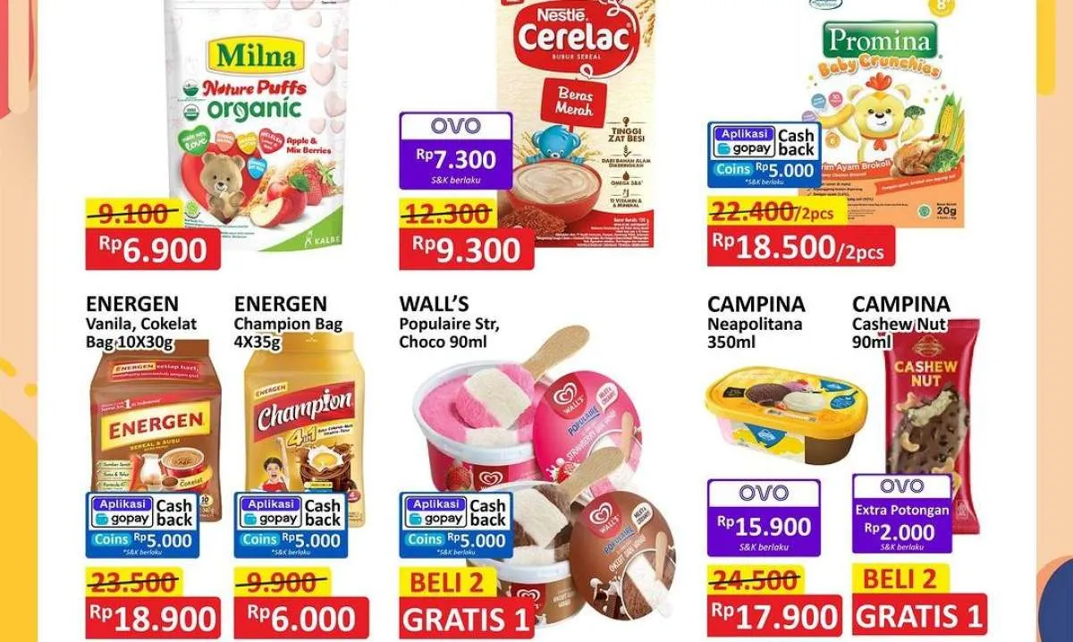 Promo Alfamart Gantung di Akhir Mei 2024, Es Krim Wall's dan Campina Beli 2 Gratis 1