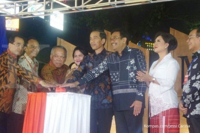 Jokowi bolak-balik datangi Simpang Susun Semanggi