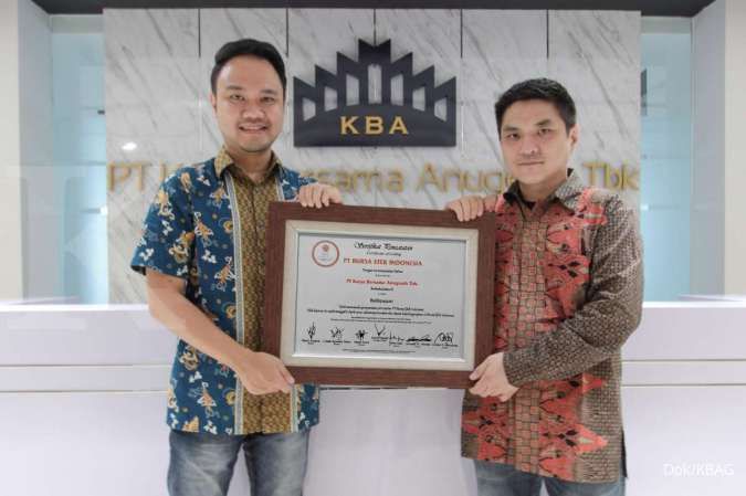 Karya Bersama Anugerah (KBAG) resmi mencatatkan sahamnya di BEI