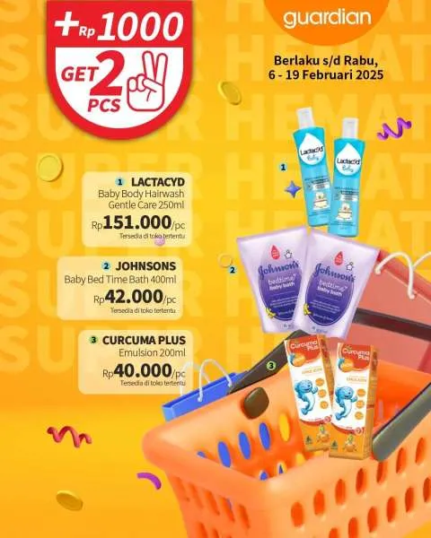 Promo Guardian Super Hemat Periode 6-19 Februari 2025