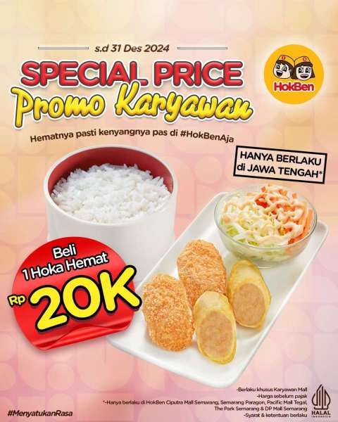 Promo HokBen Spesial di Jawa Tengah