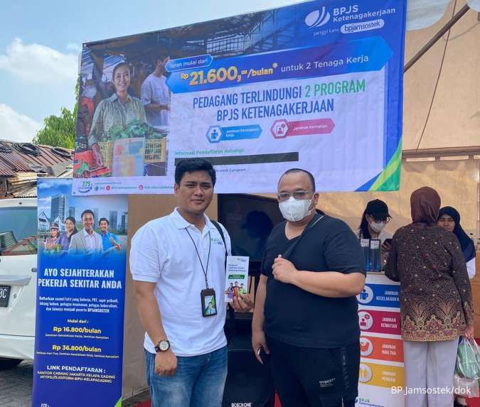BP Jamsostek Tingkatkan Sosialisasi pada Pekerja BPU di Pasar Inpres Kelapa Gading