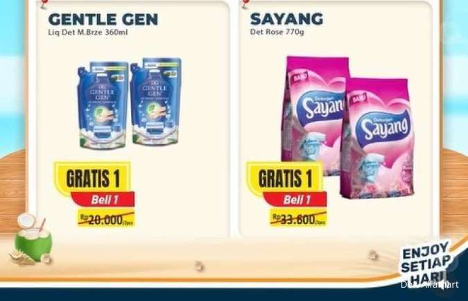 Promo Alfamart 16-31 Januari 2026 Serba Gratis, Ada Deterjen Beli 1 Gratis 1