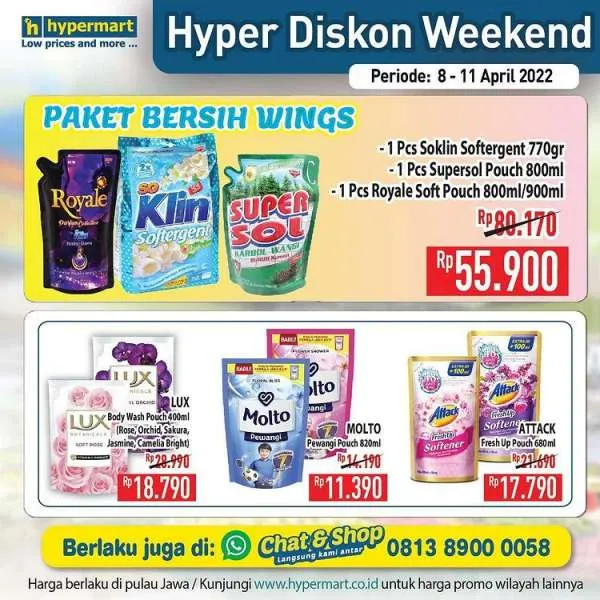 Promo JSM Hypermart 8-11 April 2022, Hyper Diskon Weekend Terbaru
