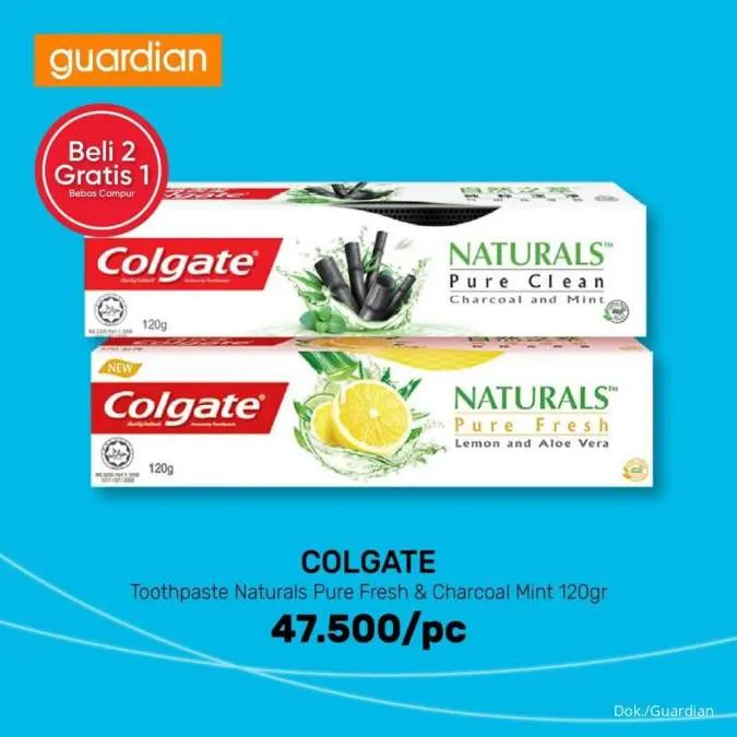 Promo Guardian Beli 2 Gratis 1 Periode s/d 20 April 2022