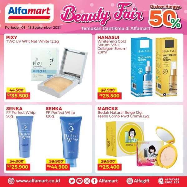 Promo Alfamart Beauty Fair, Makeup dan Skincare Diskon Hingga 50%