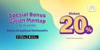 Promo Diskon Mantap McDonalds Rp 20.000 Berlaku 24-31 Juli 2022