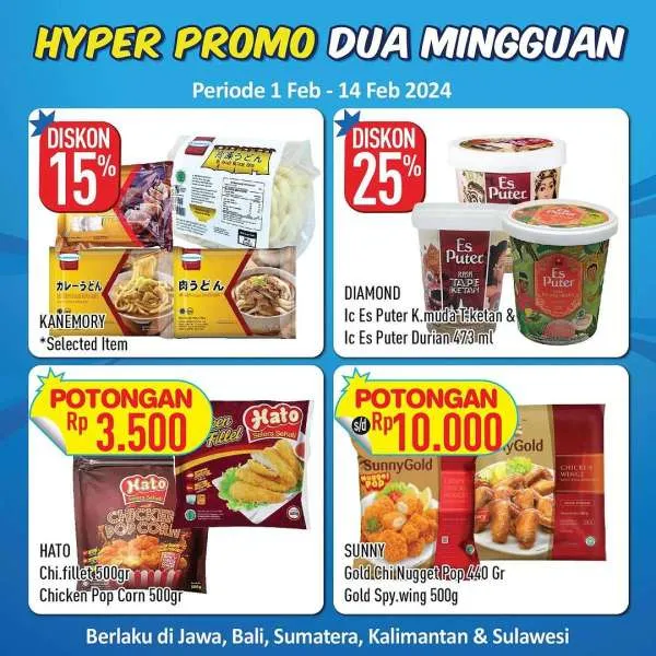 Promo Hypermart Dua Mingguan Periode 1-14 Februari 2024