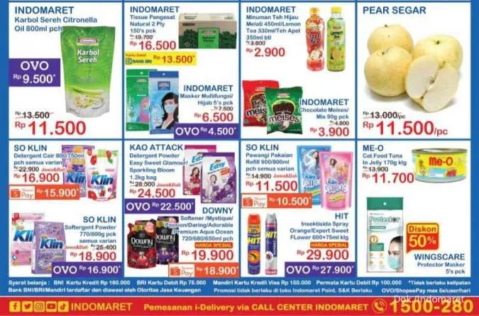 Promo Indomaret Hanya 3 Hari Periode 18-20 Maret 2022