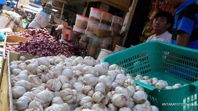 Bawang putih impor dilepas ke pasar