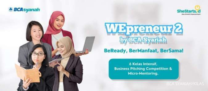 Berdayakan Pelaku UMKM Perempuan WEpreneur 2 by BCA Syariah Kembali Digelar