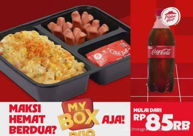 Makan Siang Berdua Pakai Promo Pizza Hut My Box Duo Saja, Bebas Mix & Match Menu