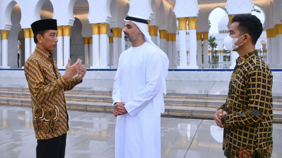 Putra Mohamed bin Zayed Al Nahyan (MBZ) Hadiri Resepsi Pernikahan Kaesang-Erina 