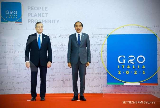 Jokowi akan terima presidensi G20 dari Perdana Menteri Italia Mario Draghi