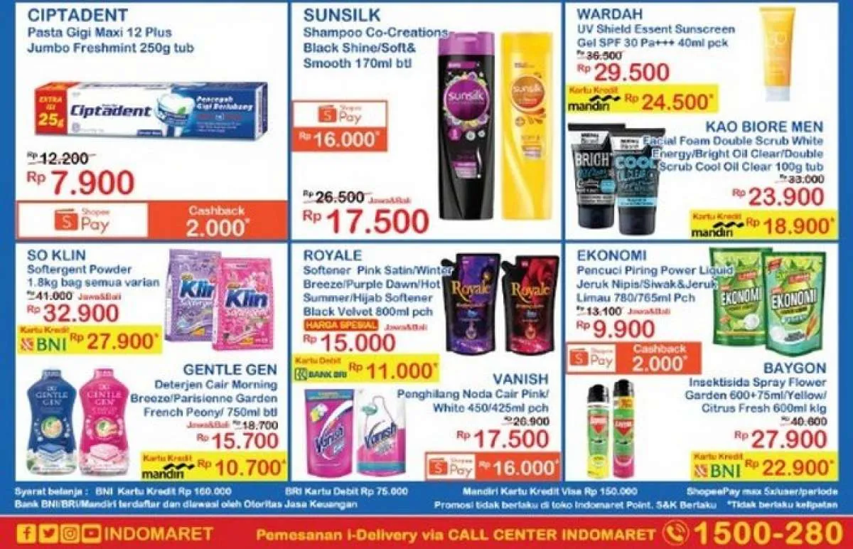 Promo Indomaret di 18 Oktober 2021, banyak potongan harga menarik
