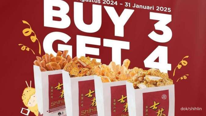 Promo Shihlin x Digibank Terbaru hingga 2025, Buy 3 Get 4 Menu Crispy Chicken-Tempura