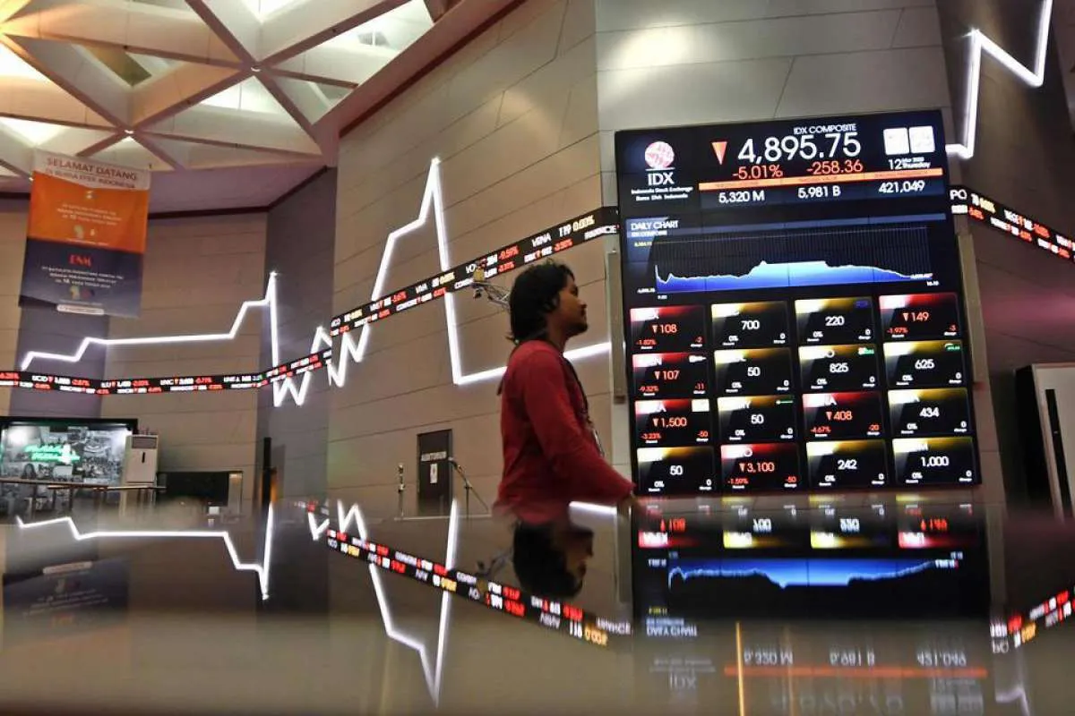 IHSG hari ini mengkerut 0,42%. di sesi pertama, 6 indeks sektoral minus