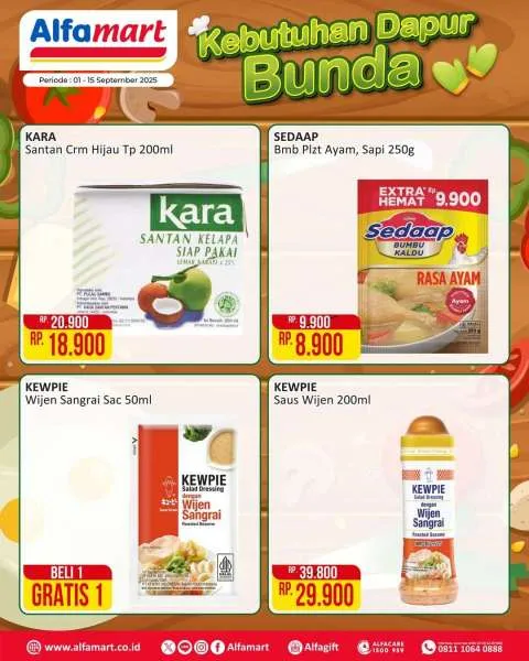 Promo Alfamart Kebutuhan Dapur Periode 1-15 September 2025