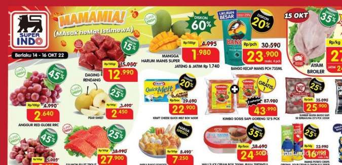 Promo JSM Superindo 14-16 Oktober 2022, Diskon Besar Buah Segar Sampai 60%!