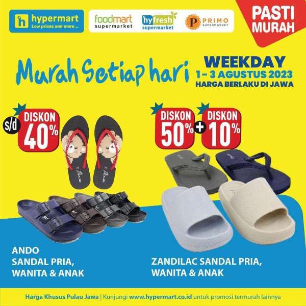 Katalog Harga Promo Hypermart Weekday 1-3 Agustus 2023