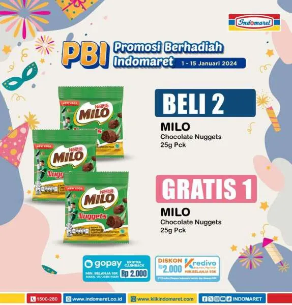 Promo Berhadiah Indomaret Periode 1-15 Januari 2024